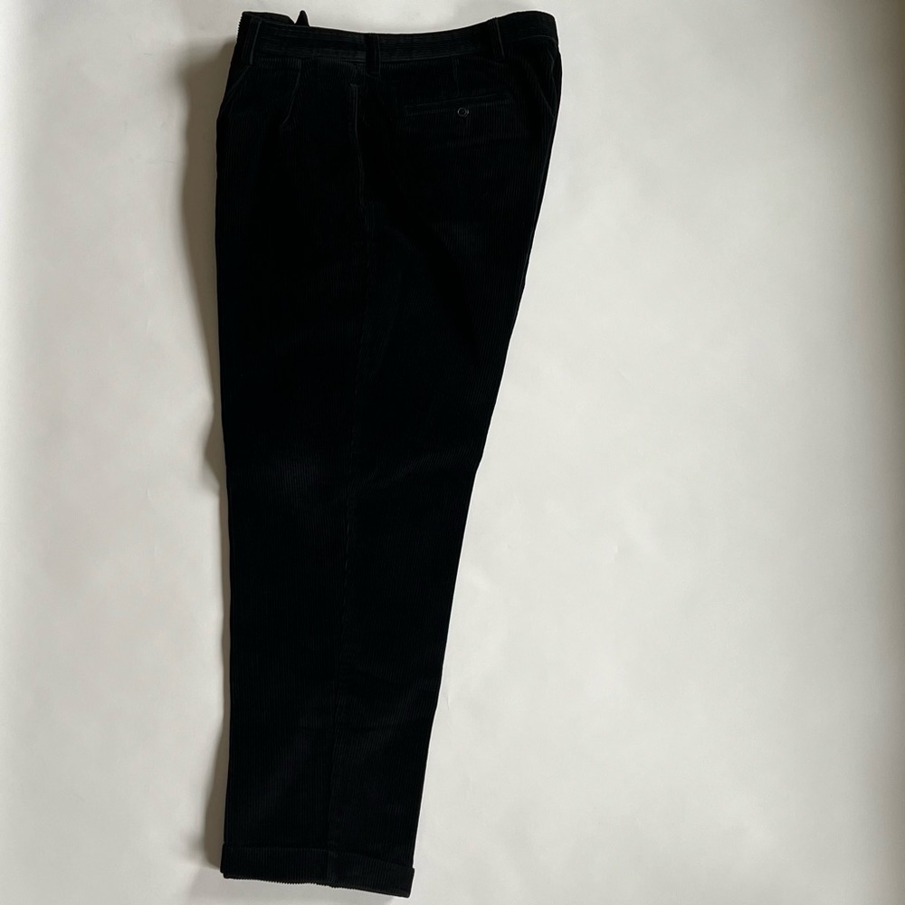 Club Room by Charter Club Black Corduroy Pants, Size 42 X 32
